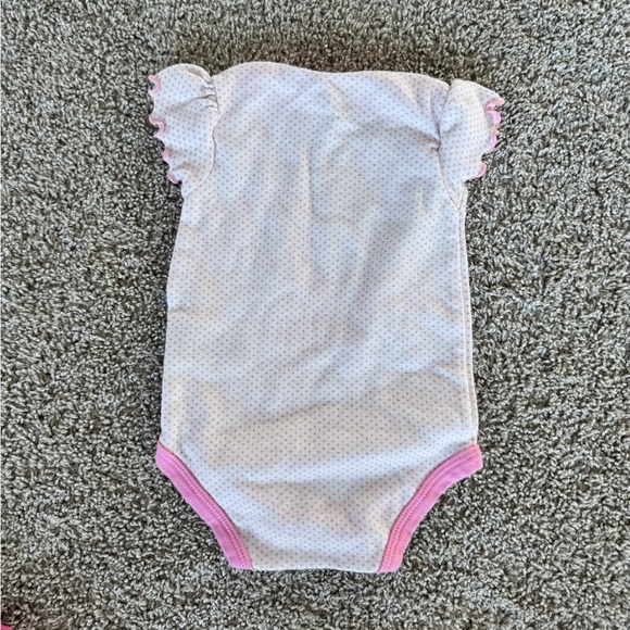 Michigan State Spartans Baby Girl Bodysuit Set MSU Spartan outfit Size 6-9 - Picture 9 of 9